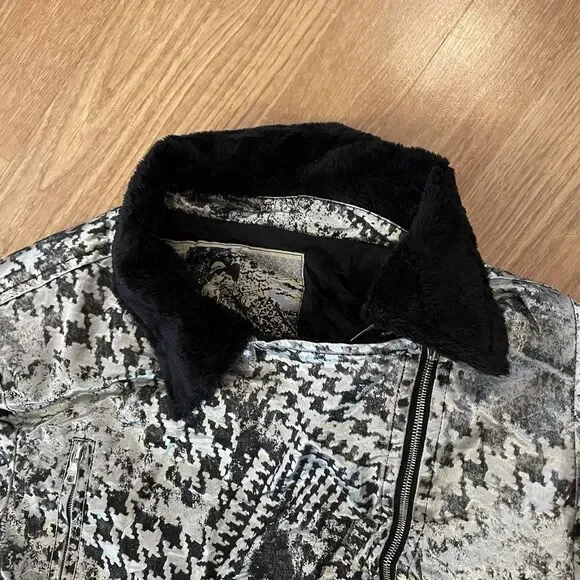 Silvana Cirri By Cisil Baby BLACK WHITE UNIQUE Jacket XS - Picture 4 of 8